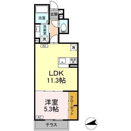 グラナーデ成城学園前A棟の間取り