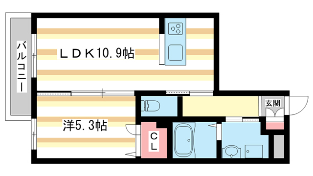 シャーメゾン南城戸の間取り