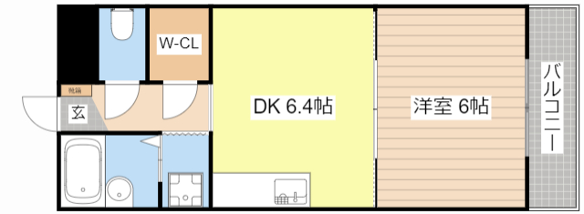 RFマンション祇園の間取り