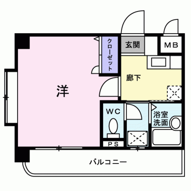 リーブラ都府楼弐番館の間取り