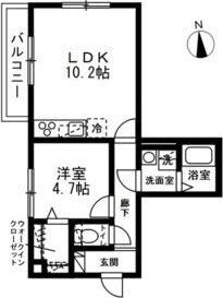 仮称)坂戸市中富町PJII棟の間取り