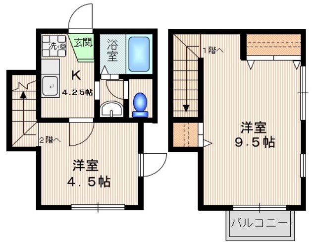 ココミカワヤの間取り