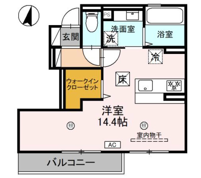 タウンさらIIの間取り