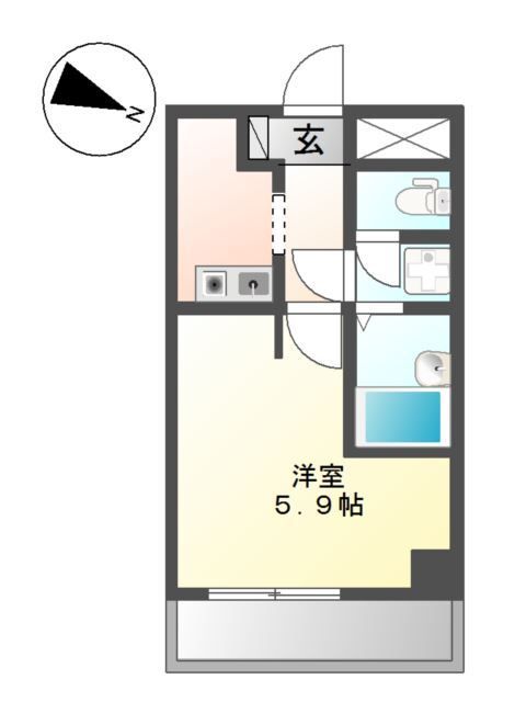 府中市宮西町のマンションの間取り