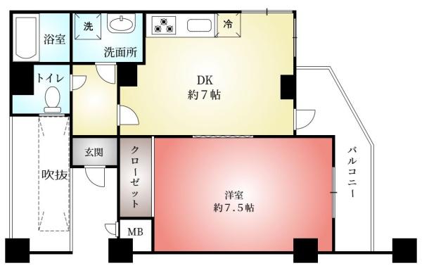 ライフ東山の間取り