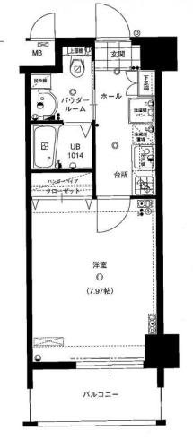 グランフォーレ六本松の間取り