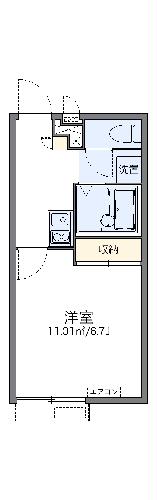 【レオパレスローズの間取り】