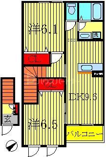 サンマルサンＡの間取り