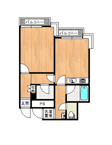 流山カサベラ七番館の間取り