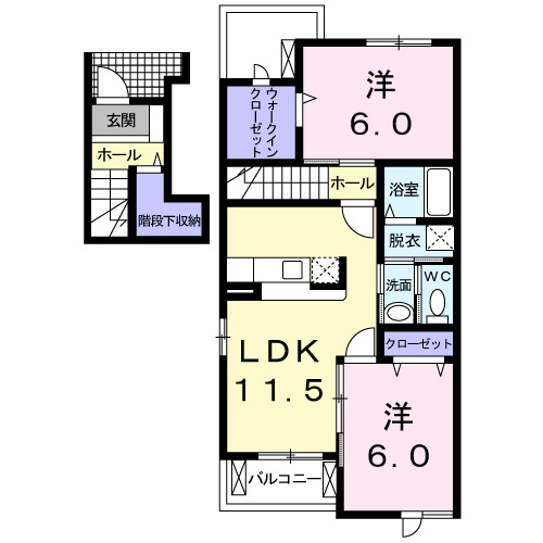 リバーサイド本山Ｈの間取り