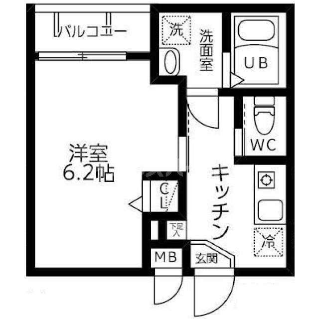 さいたま市大宮区大門町のマンションの間取り