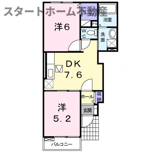 ウィッラ　アルテ　Ｂの間取り