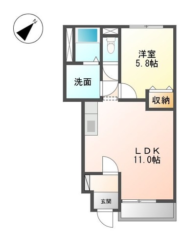 ライジングサンの間取り