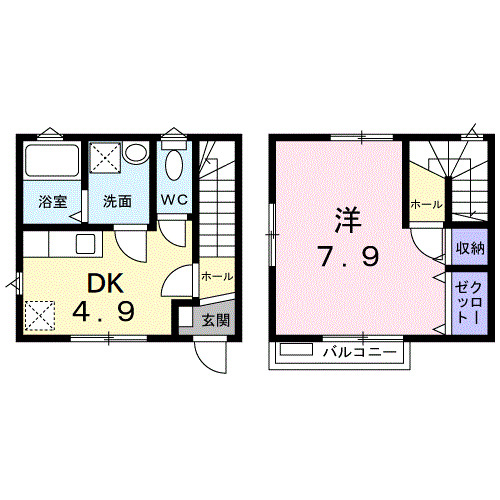 ルミエール上町の間取り