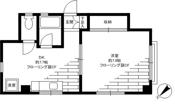 コーポ駒沢P-IIの間取り