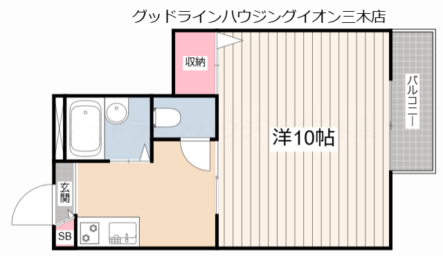 センターバードの間取り