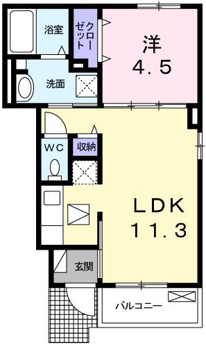 サンフィールドIIの間取り