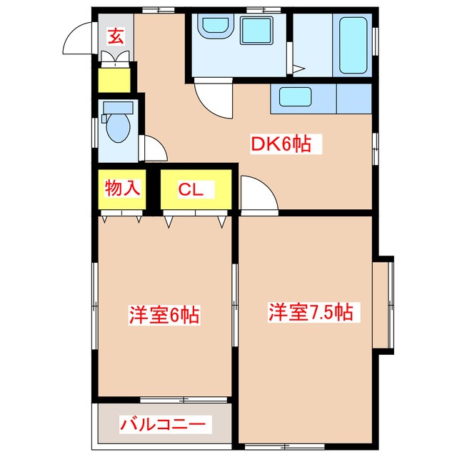 プロスパーＭの間取り