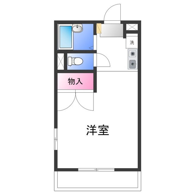 レオパレスＳｏｕｔｈ　Ｆｏｒｅｓｔの間取り