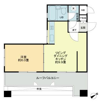 ライオンズマンション泉崎第２の間取り