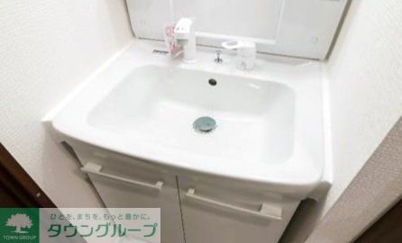 【グランクオールお花茶屋クレストの洗面設備】