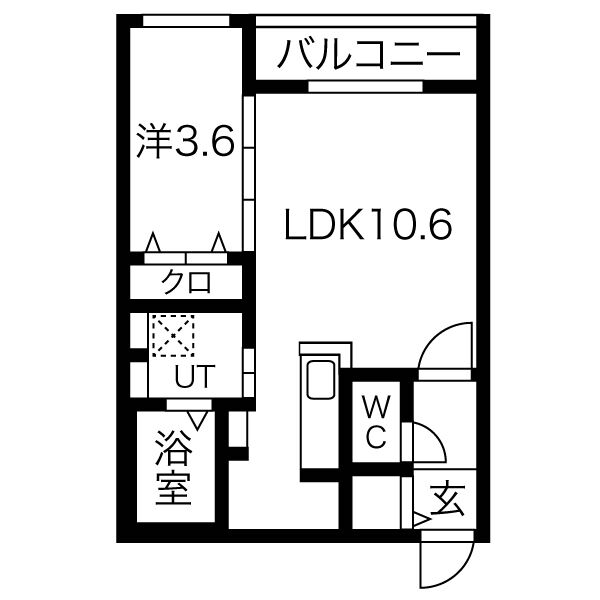 Ｓｅｌｅｃｃａｏ南郷(セレソン南郷)の間取り