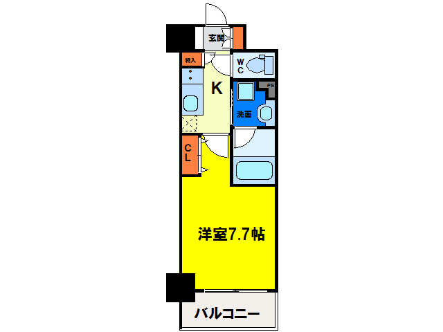 アーバネックス堂島の間取り