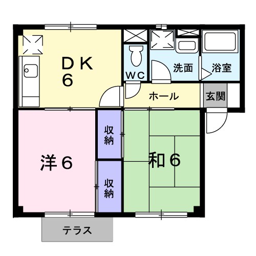 プラドール桜ヶ丘の間取り