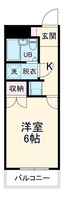 名古屋市昭和区山手通のマンションの間取り