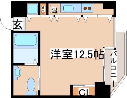 神戸市東灘区魚崎中町のマンションの間取り