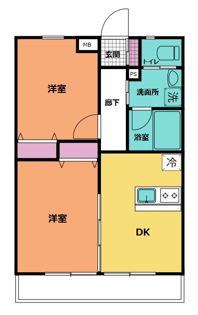 （仮称）足立区六木2丁目　アパートの間取り