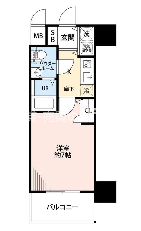 ベルエ難波西の間取り