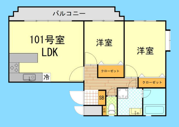 グローリー自由が丘の間取り