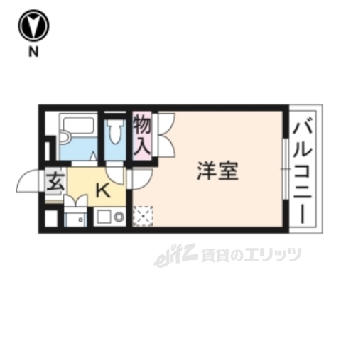 レオパレス関屋の間取り