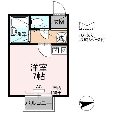 ベルトピア岩倉の間取り