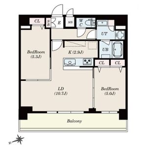 【S-RESIDENCE四日市安島aloggioの間取り】