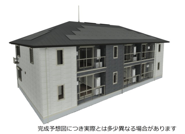 【東船橋3丁目KY　DROOM新築工事の建物外観】