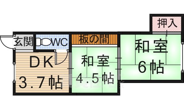 田村マンションの間取り