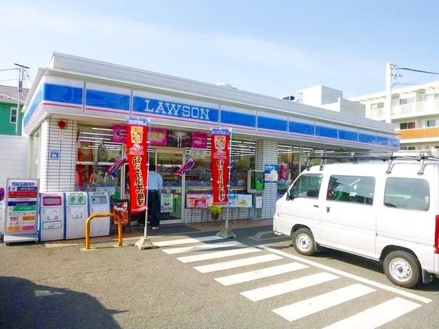 コンビニ　ローソン茅ヶ崎東海岸南店（コンビニ）まで590m