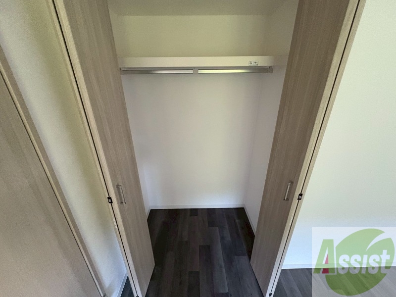 収納　クローゼットがありました。お洋服や荷物はここへ