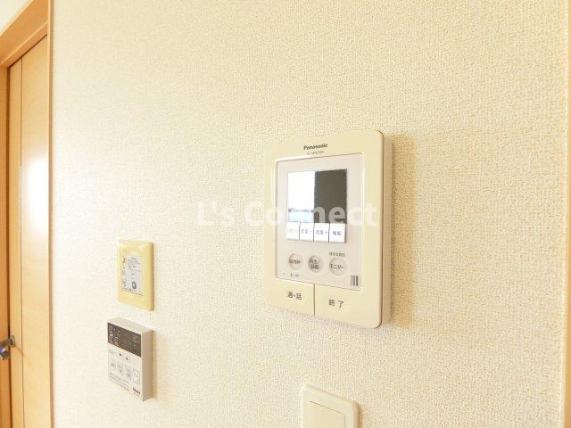 セキュリティ　突然の来客もＴＶモニターホンでしっかり確認。