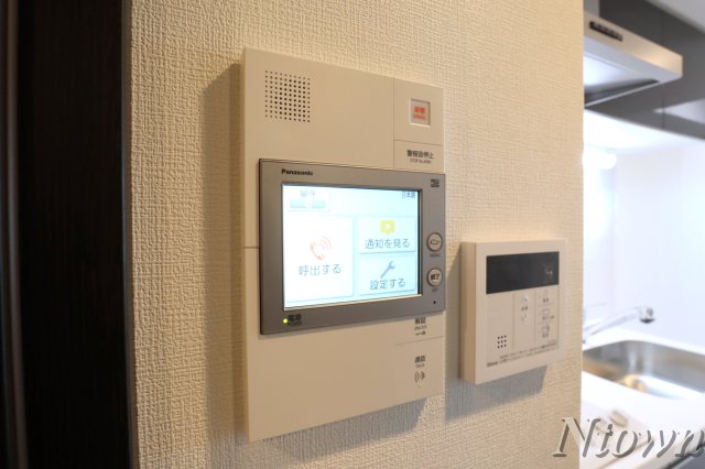 セキュリティ　モニター付きインターフォンです