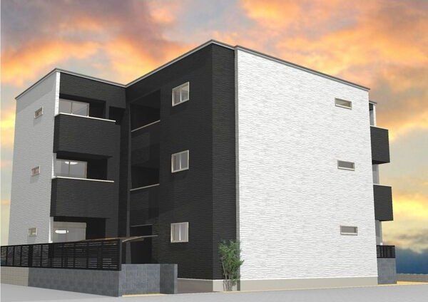 建物外観　外観パース図