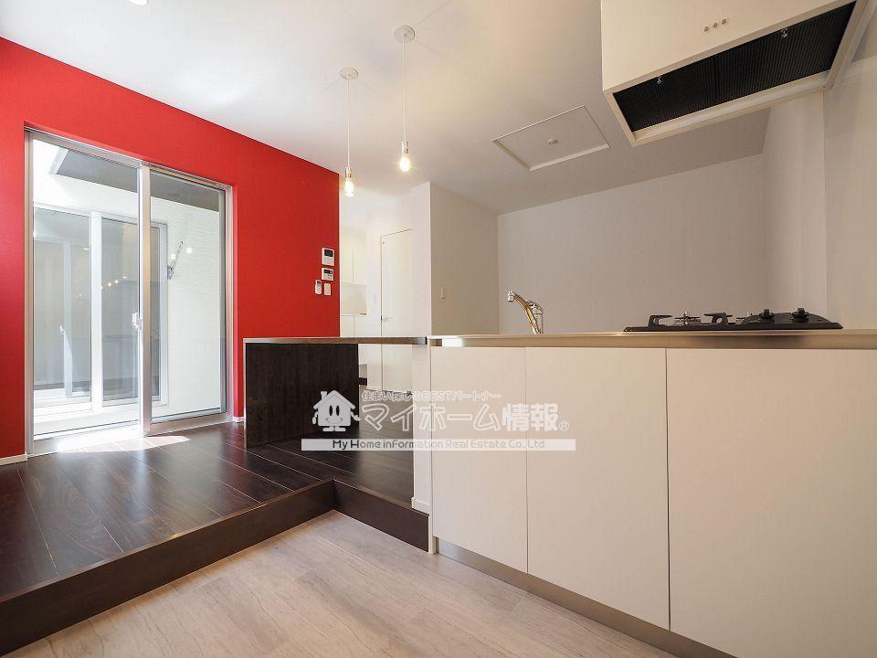 キッチン　オシャレなカウンターキッチン