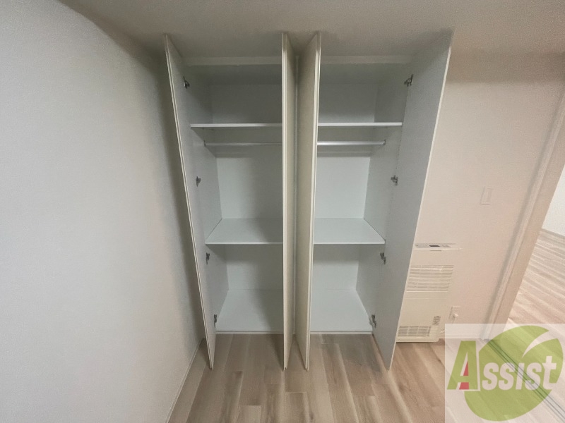 収納　収納もバッチリあるのでお部屋が片付きますよ！