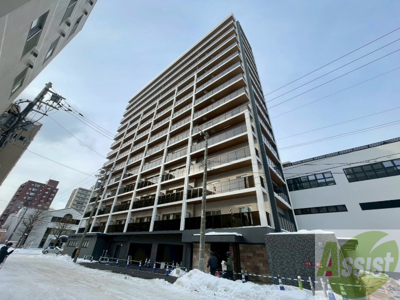 建物外観　札幌市中央区北三条「ジュノール札幌植物園」