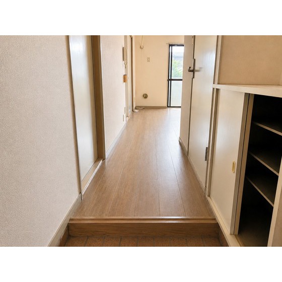 玄関　玄関からの眺め