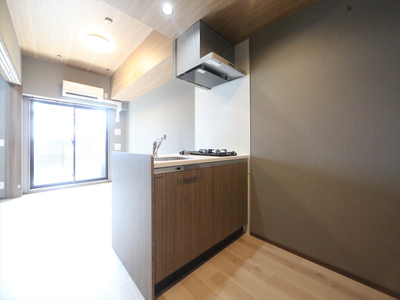 キッチン　システムキッチン（ガス2口コンロ付）