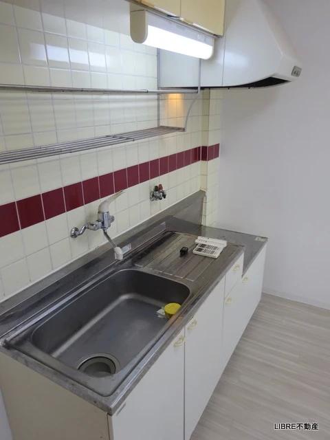 キッチン　ガスコンロ設置可！