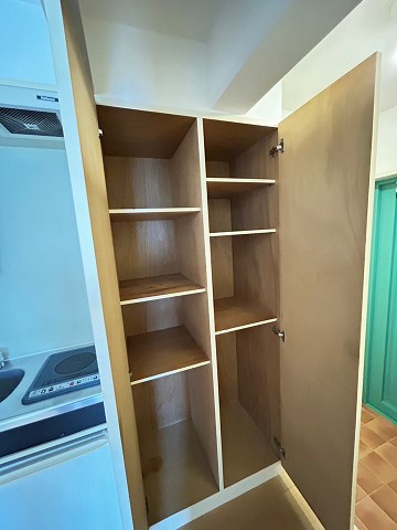 収納　大きなスペースがあり、収納には困りません